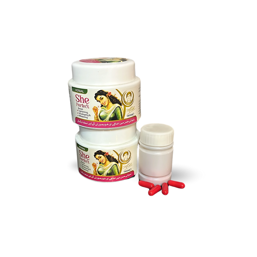 She Perfect Breast Cream 1 Month Course by Hakeem Musa